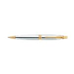 Parker Aster Shiny Chrome Gold Trim Ballpoint Pen 8901198154570