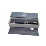 Parker Fusion Matte Black Gold Trim Ballpoint Pen 9000034438
