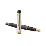 Waterman  Expert Reflections of Paris Gold Trim Fountain Pen 8901198923220
