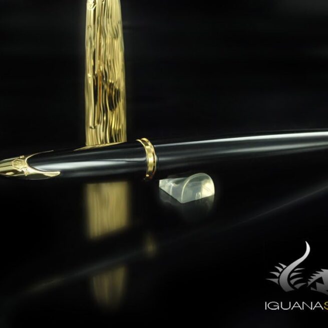Waterman Carène Black Sea Chrome Trim Fountain Pen ‎S0909770