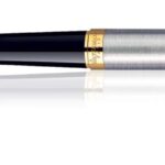 Waterman Hémisphère Stainless Steel Gold Trim Rollerball Pen 9000017088