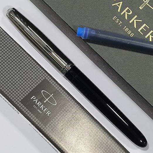 Parker 51 Black Chrome Trim Fountain Pen 9000031541