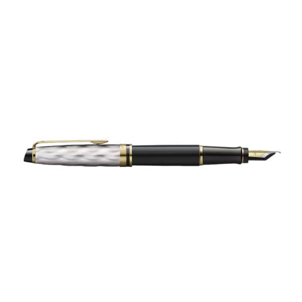 Waterman  Expert Reflections of Paris Gold Trim Fountain Pen 8901198923220