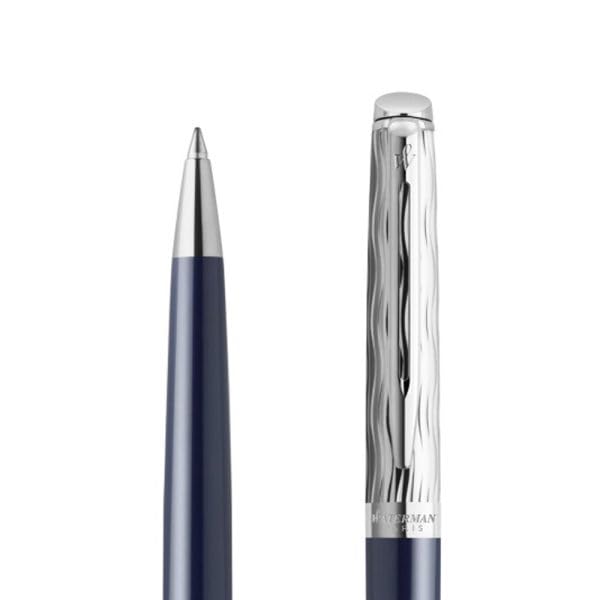 Waterman Hémisphère L’Essence Du Bleu Chrome Trim Ballpoint Pen 8901198913559