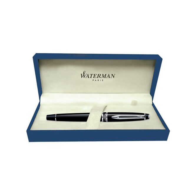 Waterman Expert MARS BLACK CHROME TRIM Rollerball Pen 8901198922827