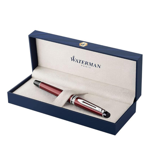 Waterman Expert DARK RED CHROME TRIM Fountain Pen ‎2093460