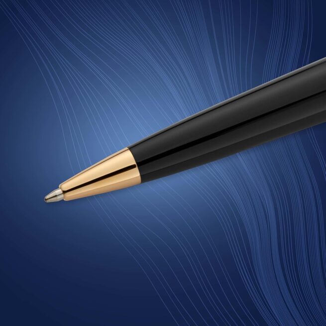 Waterman Expert MARS BLACK GOLD TRIM FOUNTAIN PEN S0951700