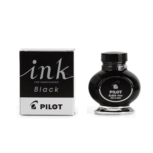 Pilot Ink Bottle Black-70ml