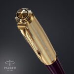 Parker 51 Deluxe Plum Gold Trim Fountain Pen 2123517