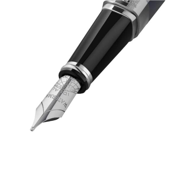 Waterman Exception L’Essence Du Bleu Chrome Trim Fountain Pen 8901198960768