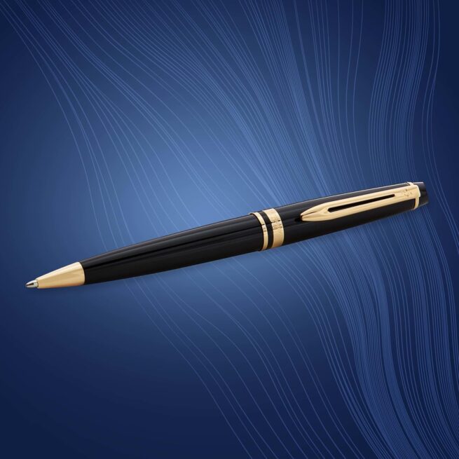 Waterman Expert MARS BLACK GOLD TRIM FOUNTAIN PEN S0951700