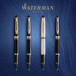 Waterman Expert MARS BLACK GOLD TRIM Rollerball Pen ‎S0951680