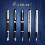 Waterman Expert STAINLESS STEEL CHROME TRIM FOUNTAIN PEN ‎S0952060