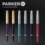 Parker 51 Deluxe Plum Gold Trim Fountain Pen 2123517