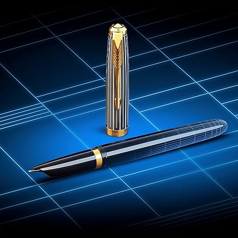 Parker 51 Black Gold Trim Ballpoint Pen Parker-10082