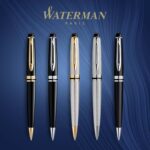 Waterman Expert MARS BLACK GOLD TRIM FOUNTAIN PEN S0951700