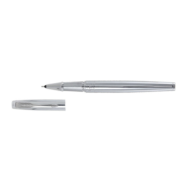 Parker Aster Shiny Chrome – Chrome Trim Rollerball Pen ‎9000023079