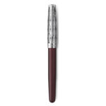 Parker Sonnet Metal & Red Lacquer Chrome Trim Fountain Pen