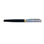 Parker Aster Contemporary Black & Chrome – Gold Trim Rollerball Pen 8902298161352