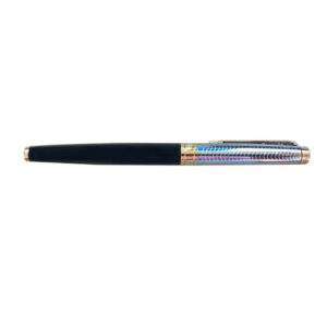 Parker Aster Contemporary Black & Chrome – Gold Trim Rollerball Pen 8902298161352
