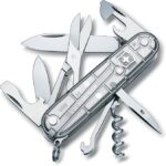 Victorinox Climber Silvertech 91 Mm Silver Translucent Swiss Army knife 1.3703.T7