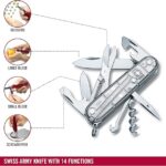 Victorinox Climber Silvertech 91 Mm Silver Translucent Swiss Army knife 1.3703.T7