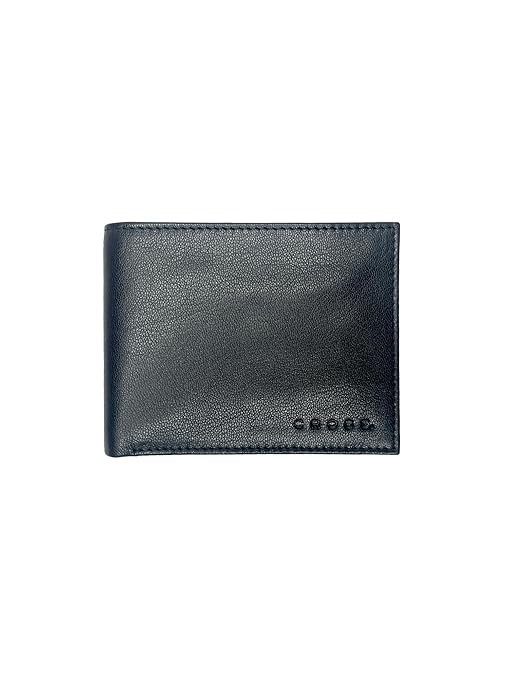 Cross Coventry Chrome BP Pen with Black Leather Card Wallet-AT0662-7