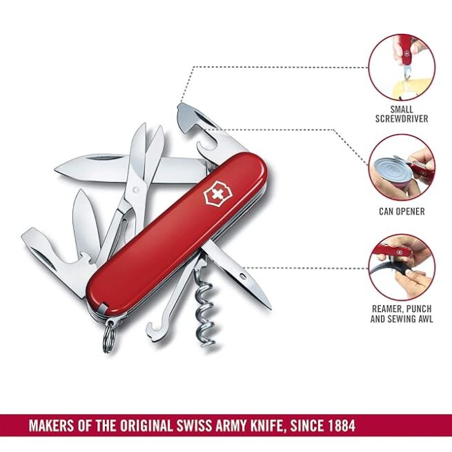 Victorinox Climber 91 mm Red Swiss Army knife 1.3703