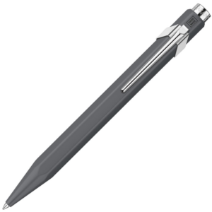 Caran D'Ache 849 Classic Line Matte Grey Roller Ball Pen {WP33528}.